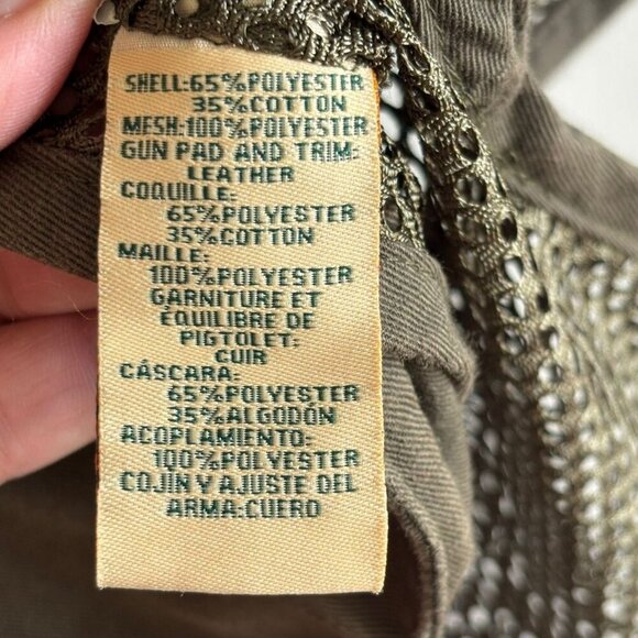 Bob Allen Mens Vintage Shooting Vest Moss Green and Black Size Medium to Large - Picture 5 of 12